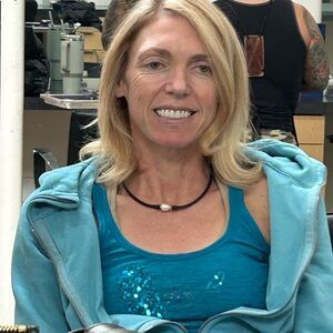 Lululemon (like NEW) Washed Blue Scuba Hoodie (size 8)